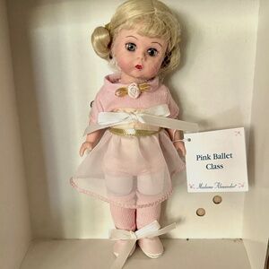 PINK BALLET CLASS MADAME ALEXANDER DOLL